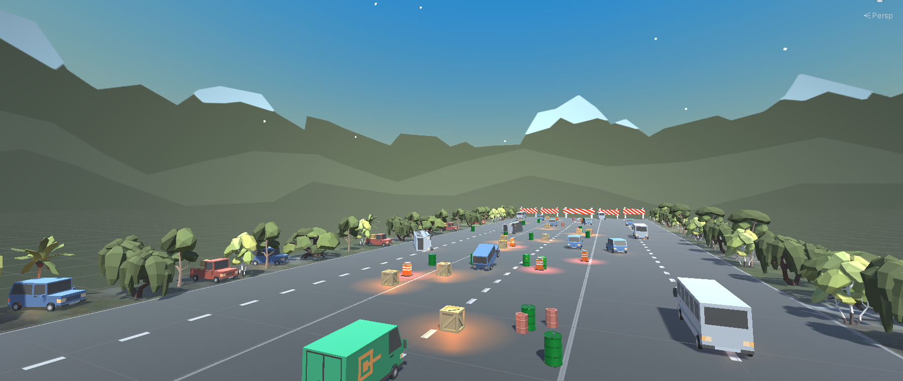 Basic Game Play Test, Car Driving 