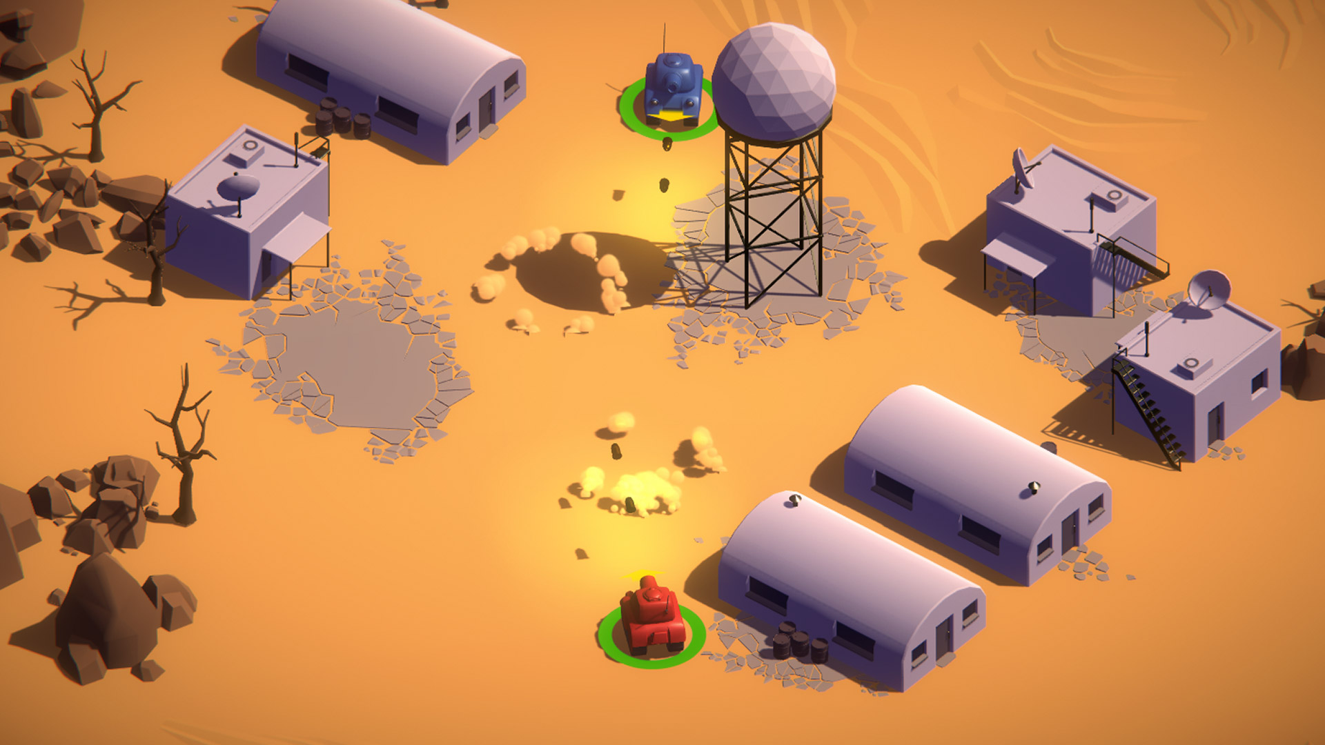 Scene Setup for Tanks