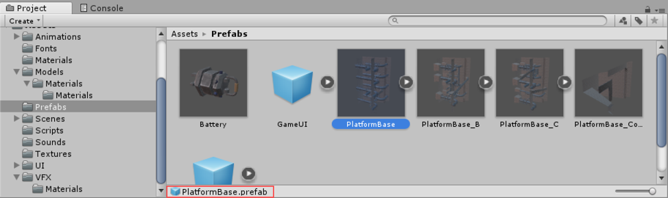 Prefabs