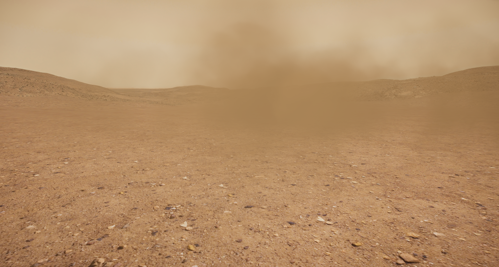 Dust Storm in Mars Rover Project