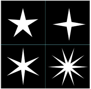 Figure 01: Texture Sheet with four images