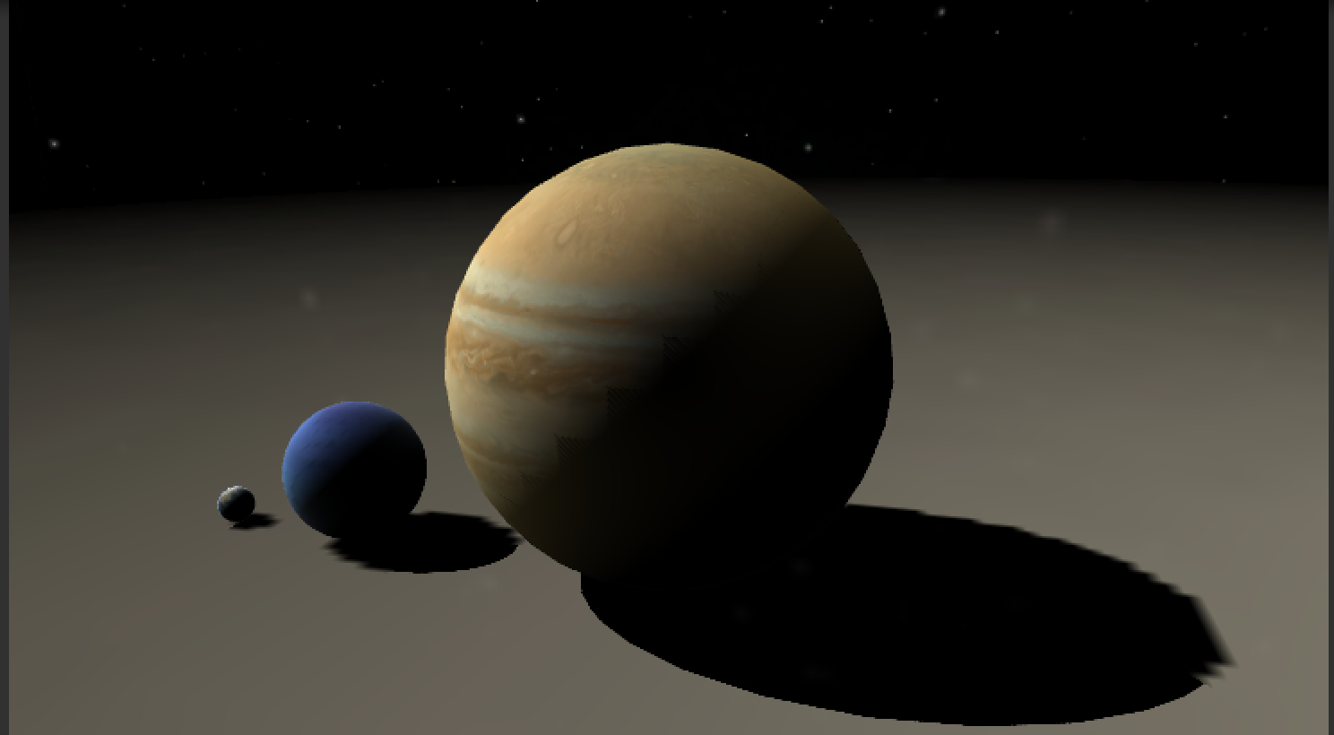 Desired Camera Shot of Jupiter