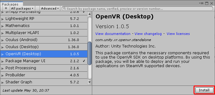 Enabling VR
