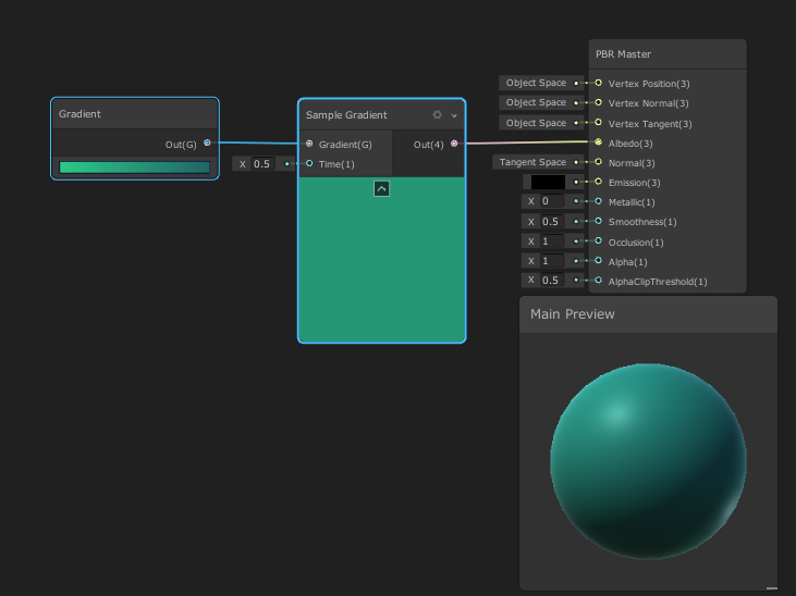 Shader Graph: Gradients
