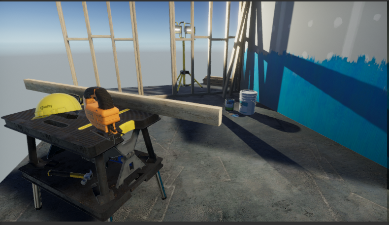 Figure 02: Sample scene using the Lightweight Rendering Pipeline