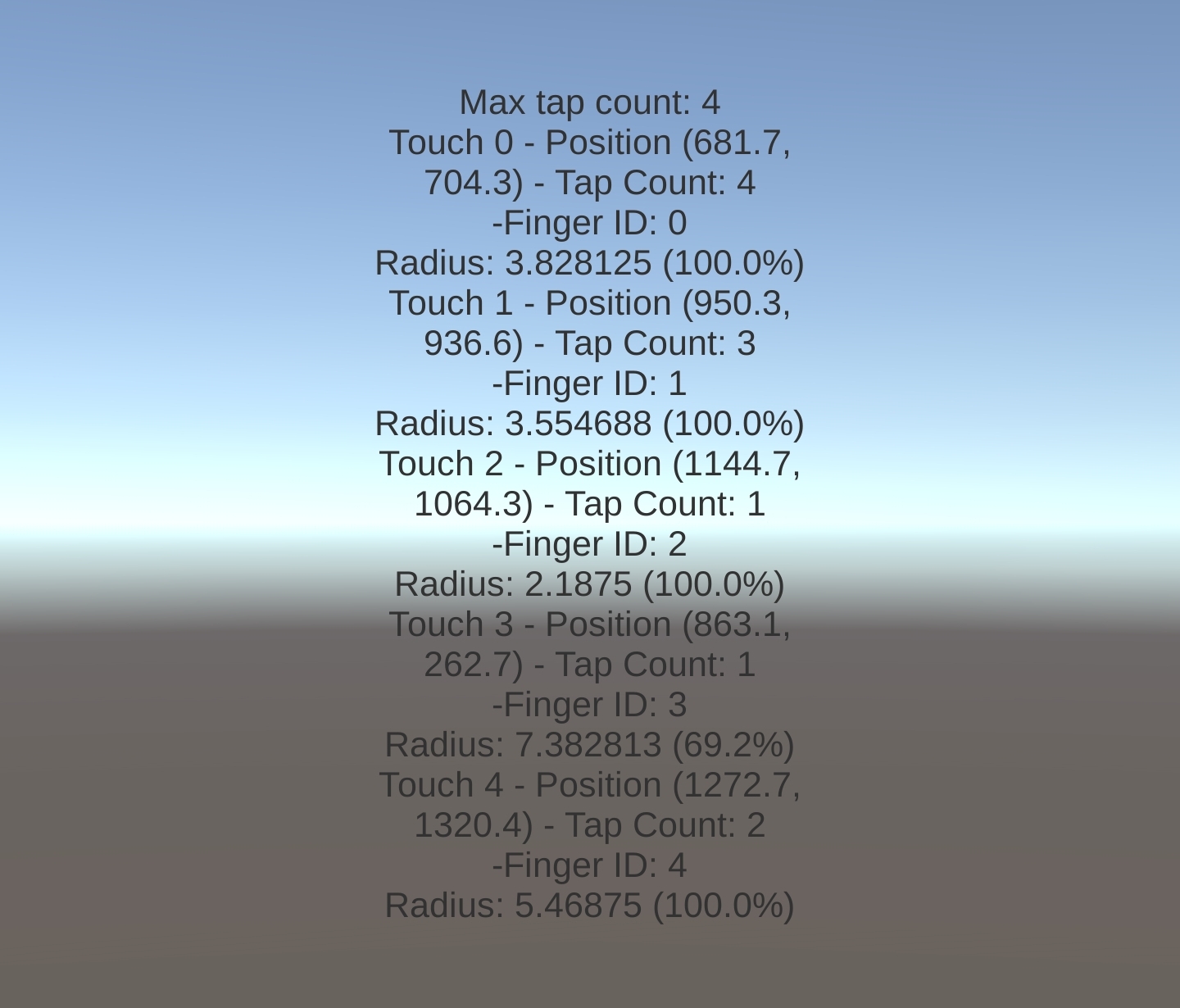 Touch Input for Mobile Scripting - 2019