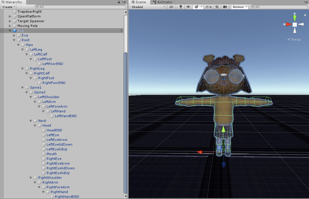 Creating Ragdolls