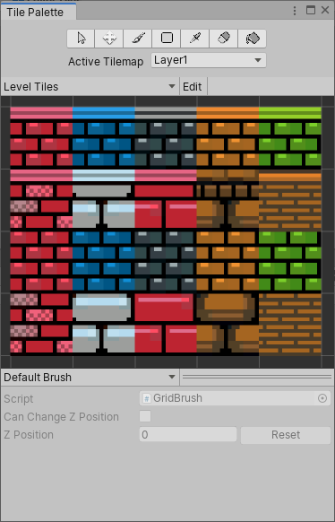 Figure 07: Tile Palette
