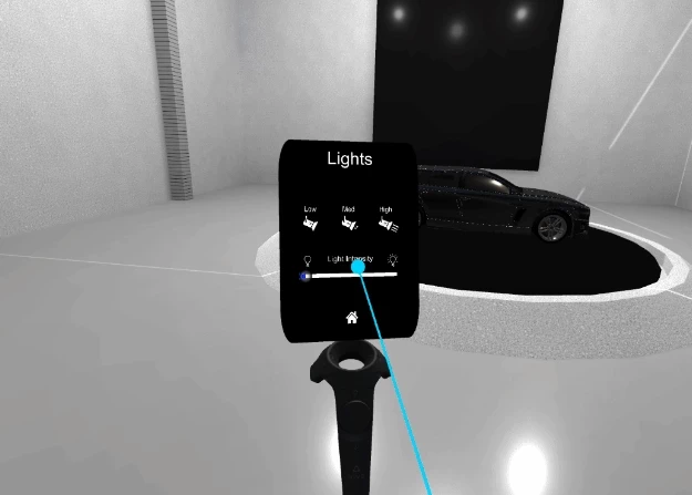 UI from the completed Scene