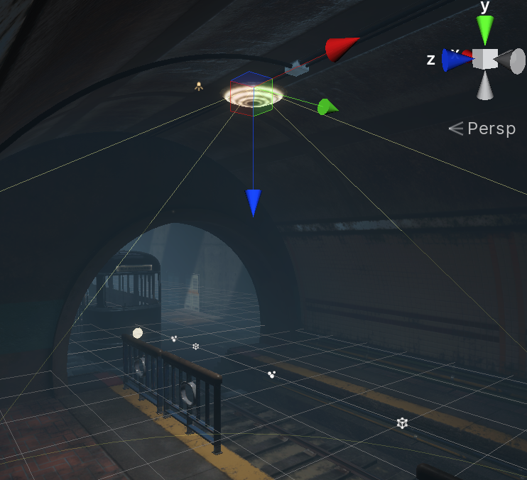 Figure 02: Adding a Spot Light to the ceiling