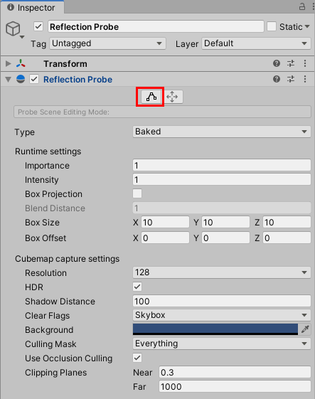 Figure 04: The Edit Bounding Volume button
