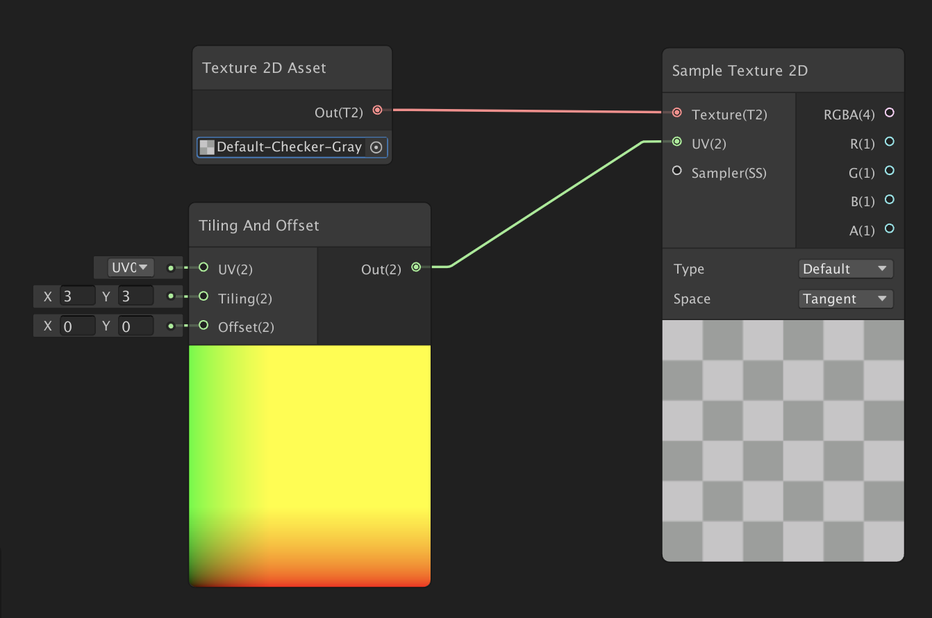 Figure 07: Adding the Tiling and Offset Node