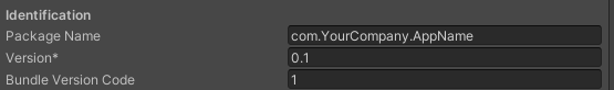Figure 19: Setting the Package Name