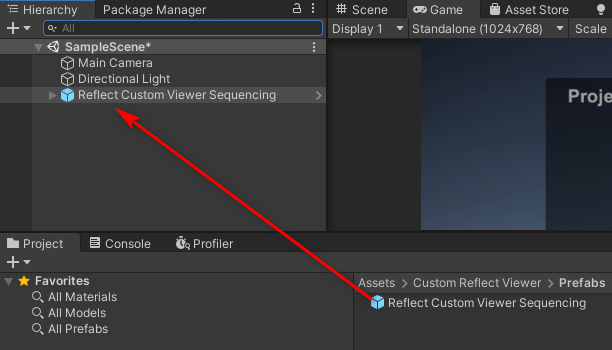 Figure 06: Add the custom viewer to the Scene
