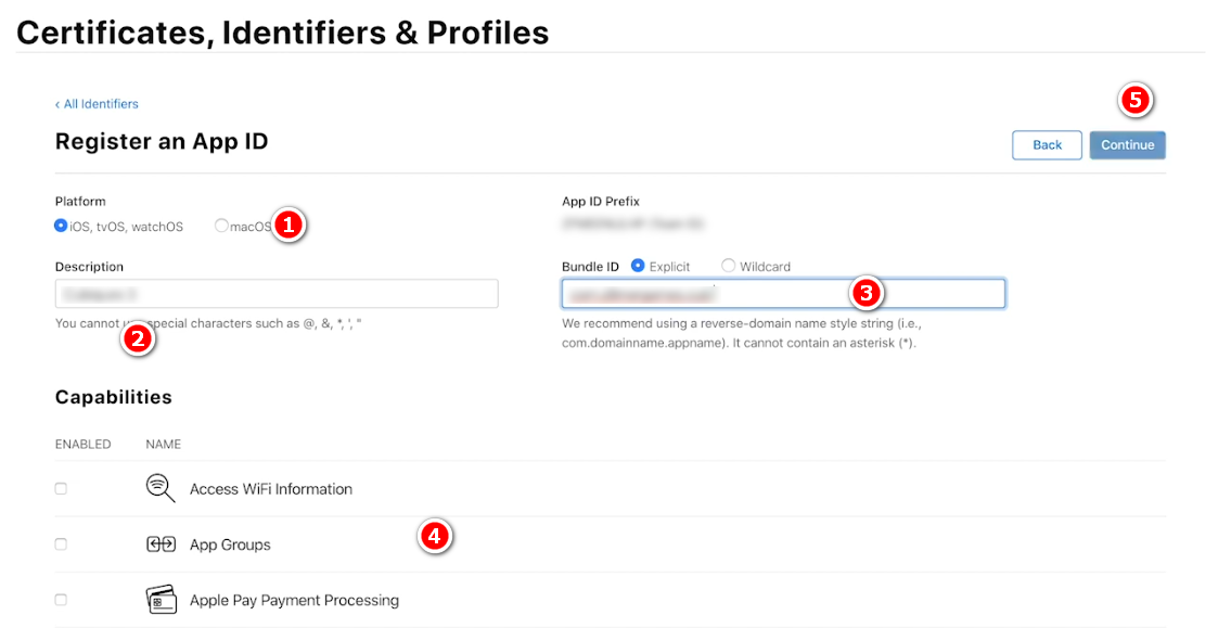 Figure 09: Fill out the identifier details