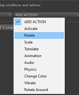 Add rotate action