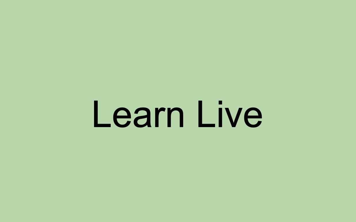 Lesson 6 | Live session 1