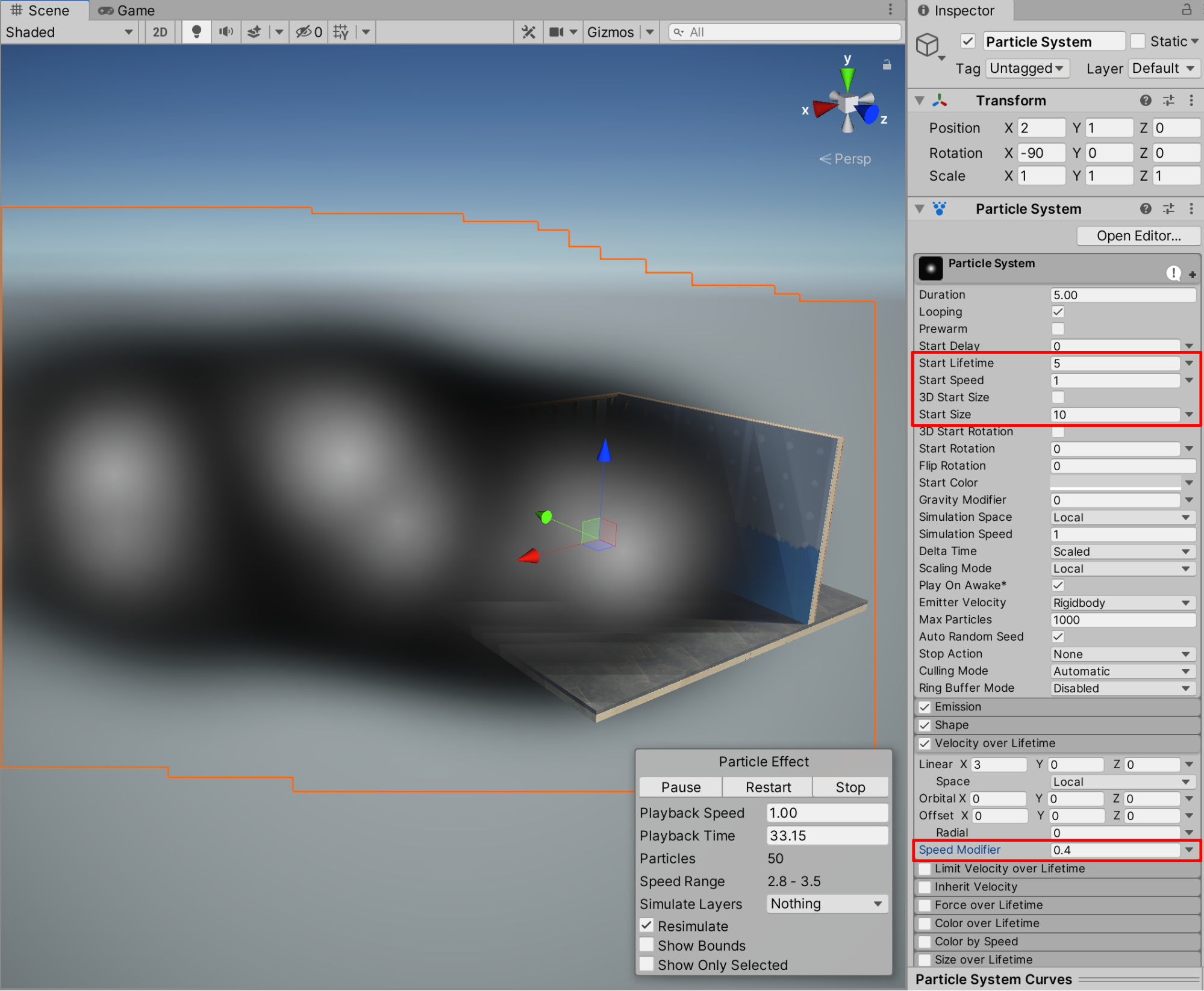 Fine-Tuning the Smoke Effect.