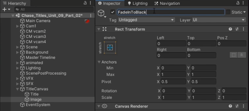 Figure 43: Image’s new name: “FadeInToBlack”