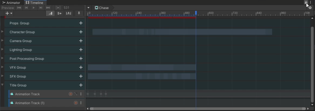 Figure 45: How to lock Timeline