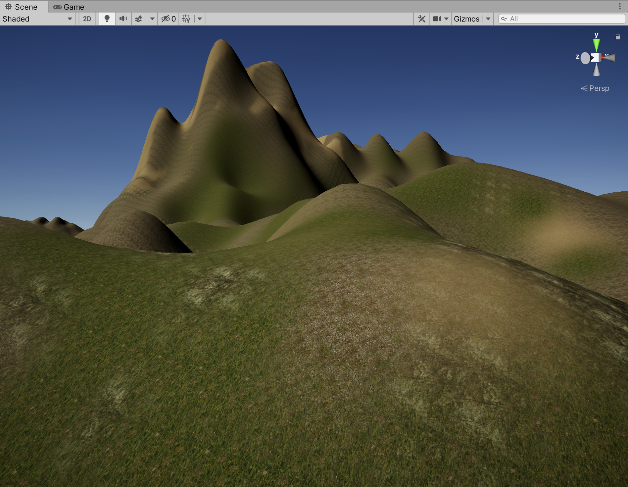 Painting a blend of multiple surface textures.