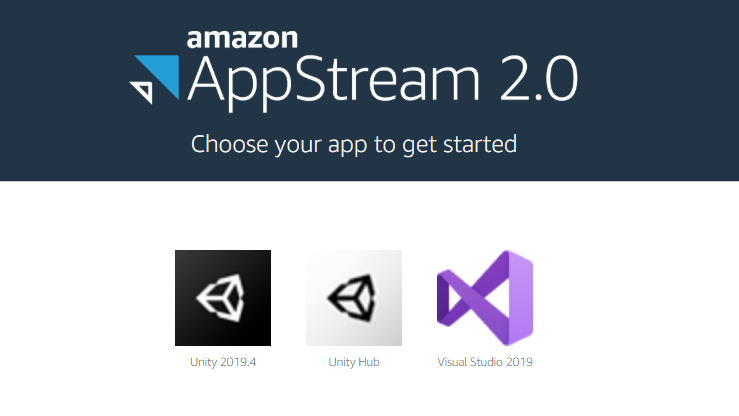 Hosting the Unity Editor on AWS AppStream