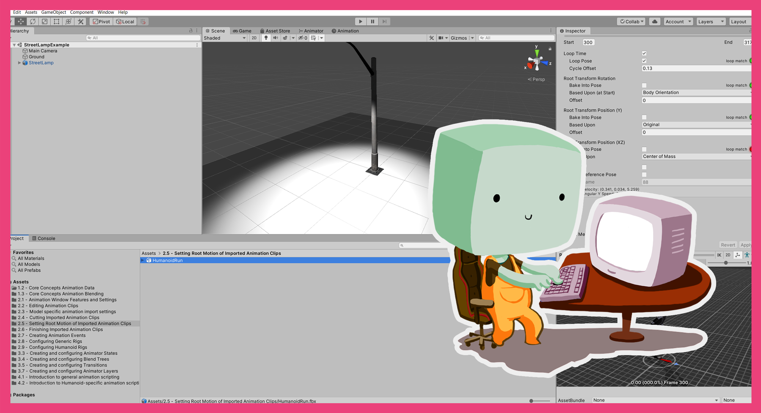2.1 The Animation window: features and settings