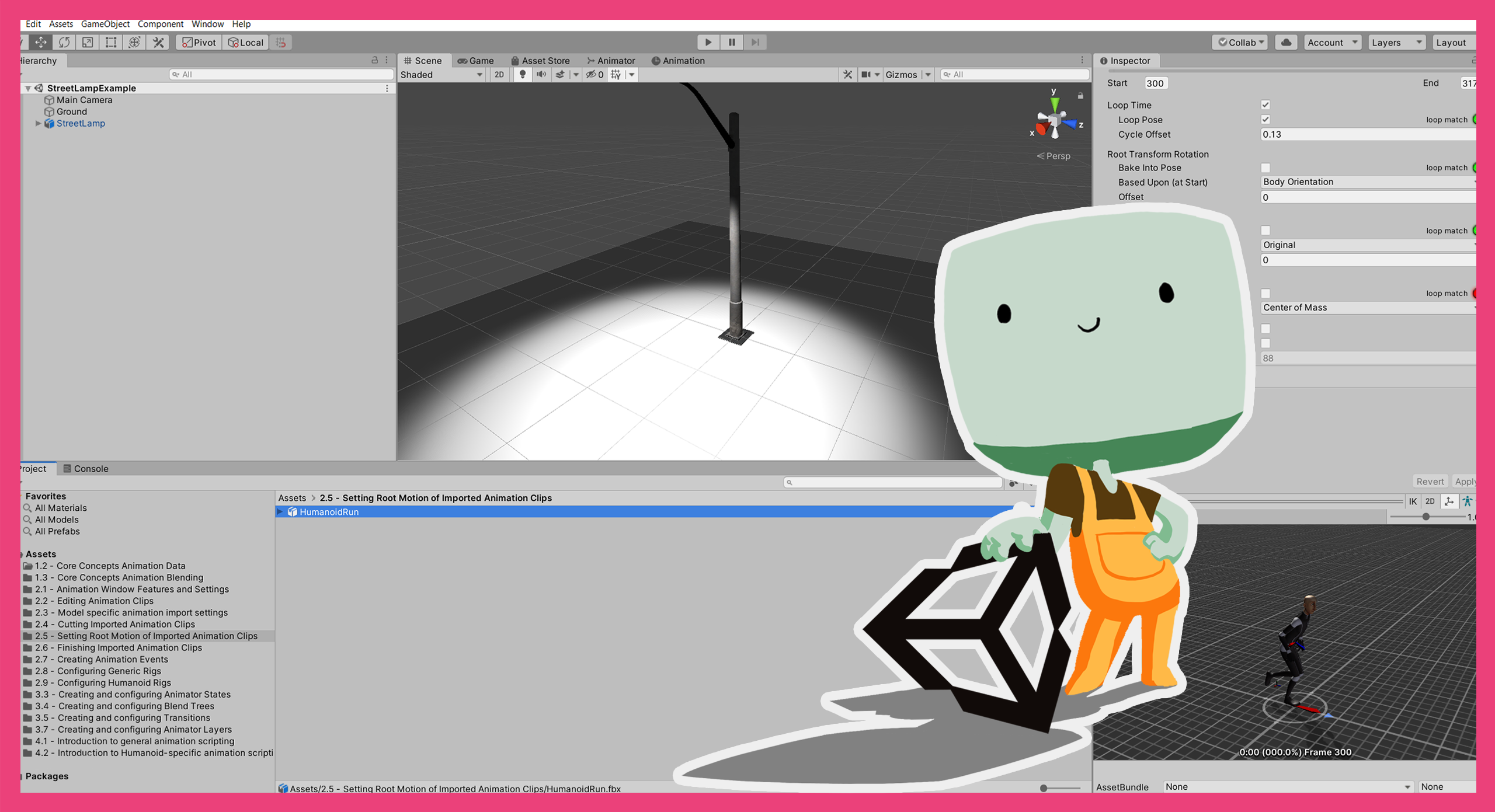 2.2 Editing Animation Clips