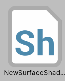 Figure 02: The newly created Shader Asset.