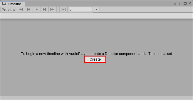 Figure 02: Preparing a GameObject for use with the Timeline.