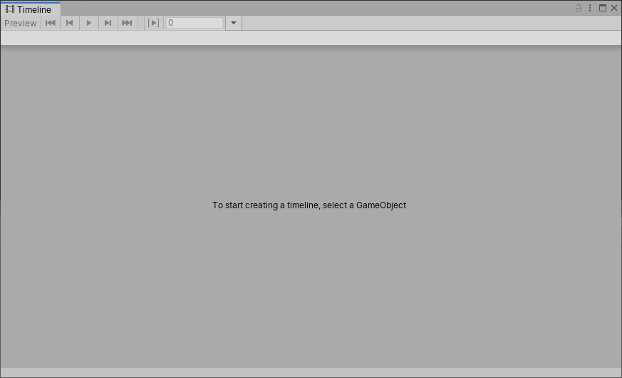 Figure 01: Timeline Editor window