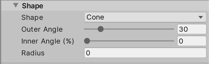 Figure 04: Light Shape Properties