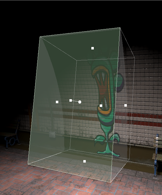 Figure 12: Use handles to change the size of the Bounding Box