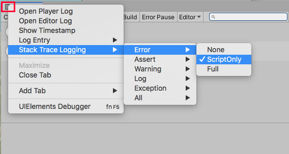 Figure 07: Stack Trace Logging