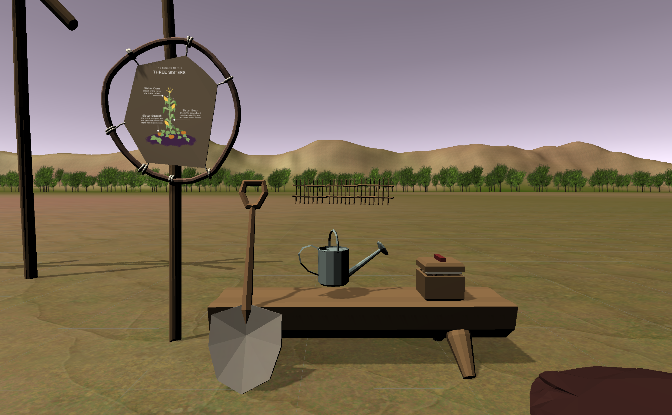 Scene setup detail