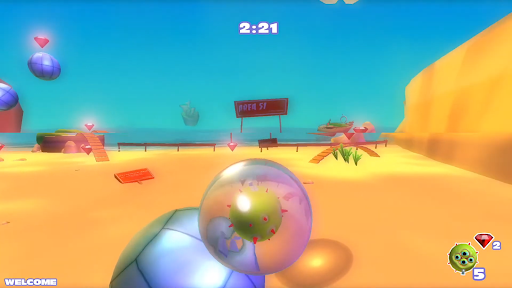 GooBall by Over The Edge Entertainment (later to be renamed to Unity Technologies) — the very first Made with Unity Game