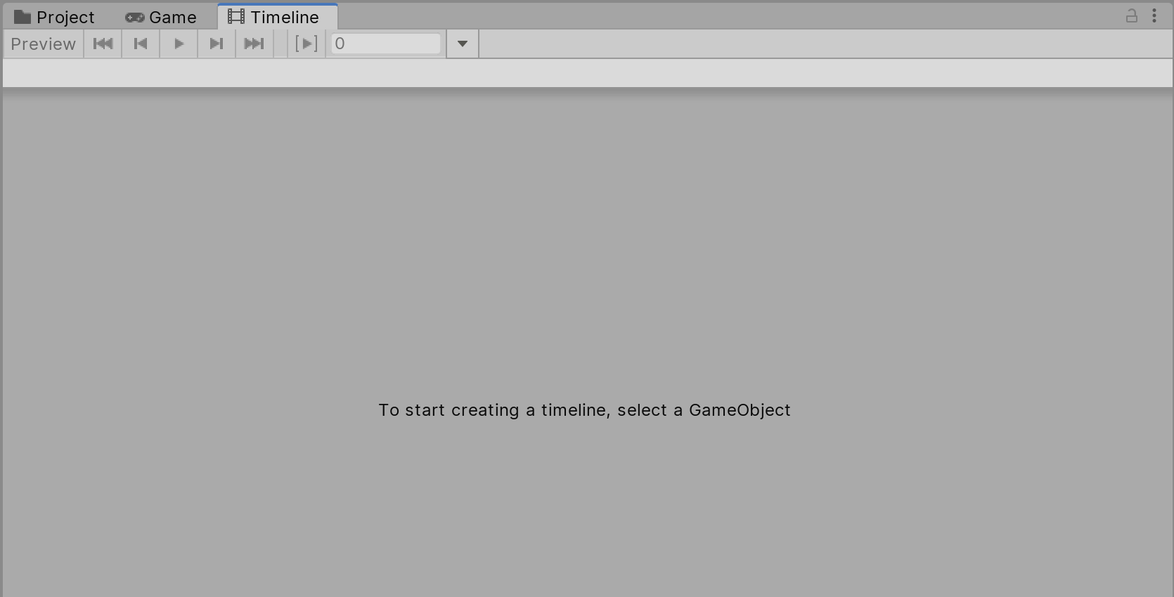 Figure 01: The Timeline window