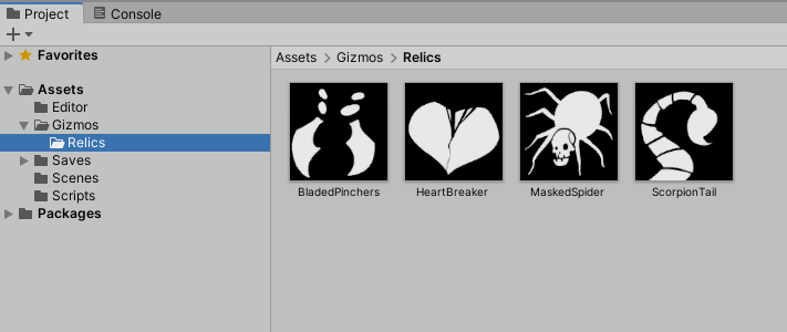 Figure 01: Our relic icons