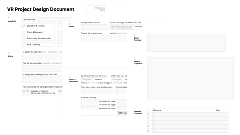 Example of a design document