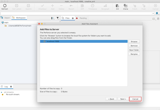 Cancelling the Setup Assistant