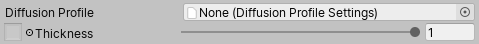 Figure 10: Translucent input properties