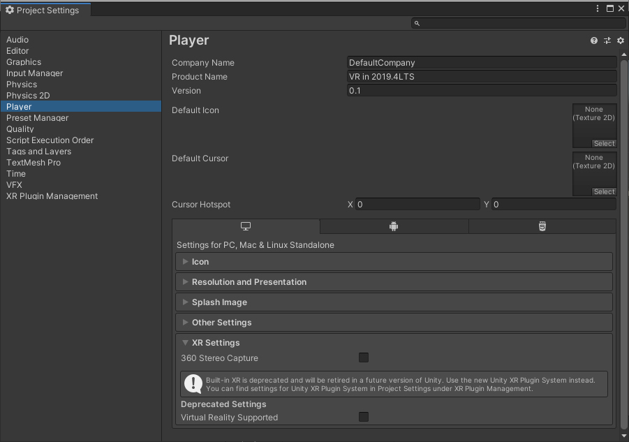 Figure 04: Player Settings is also accessible through the Build Settings window.