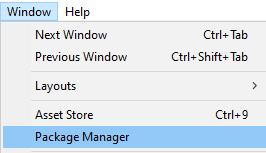 Figure 01: Accessing the Package Manager