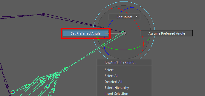 Figure 04: Set Preferred Angle