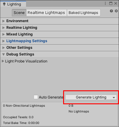 Figure 05: Click here to generate lighting information
