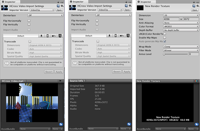 Figure 02: Viewing the Source Info for the imported video clip to find out information such as resolution and frame rate