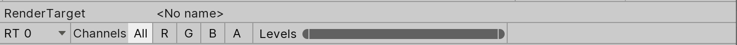 Figure 05: Frame Debug render isolation tools