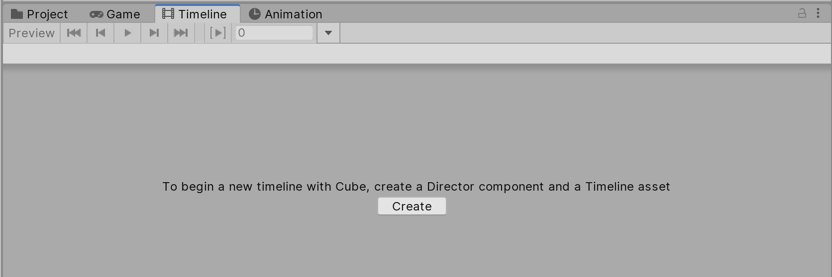 Figure 01: Timeline window