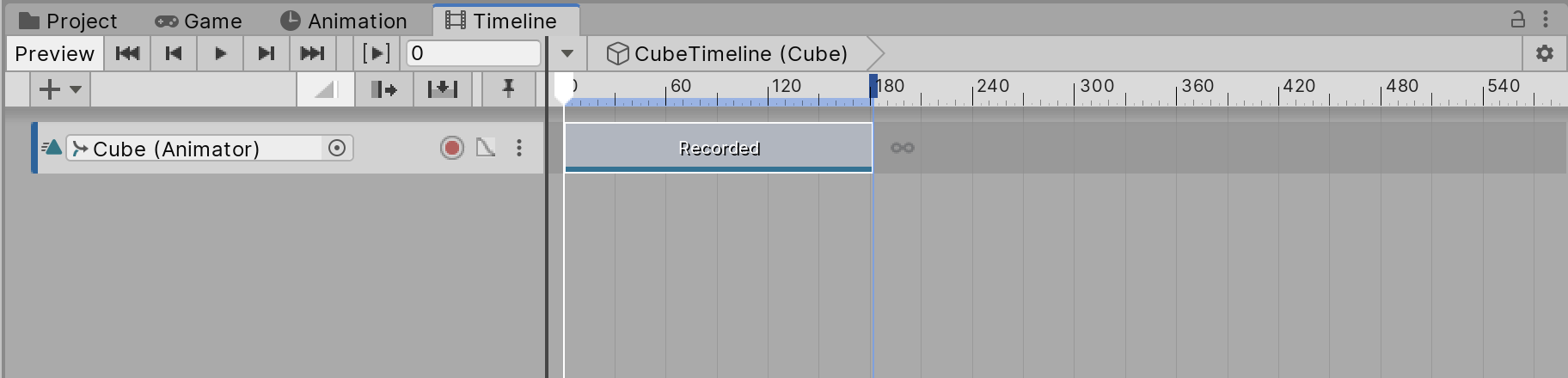 Figure 03: An Infinite clip being converted to an Animation clip
