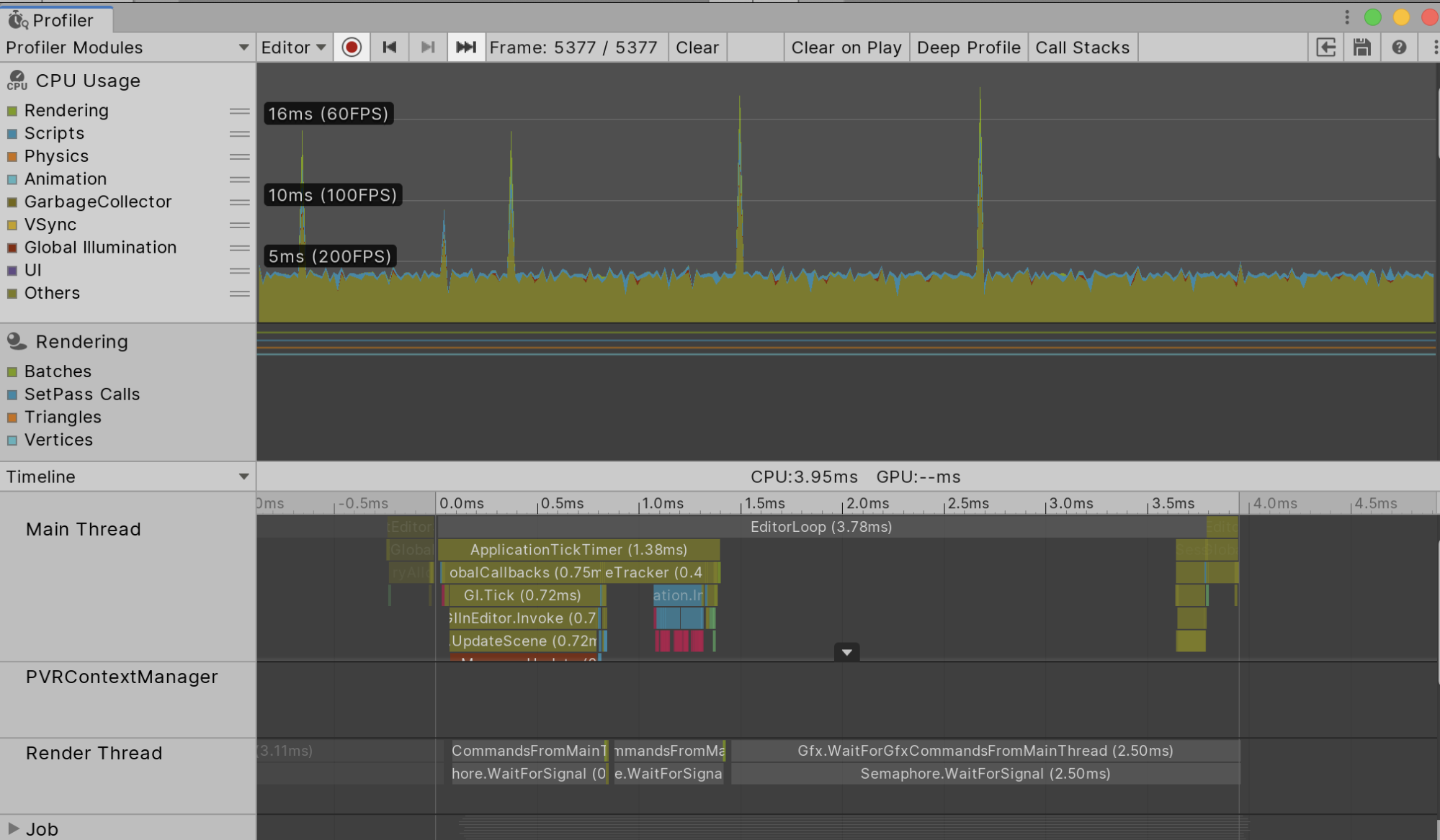 Figure 01: Profiler Window
